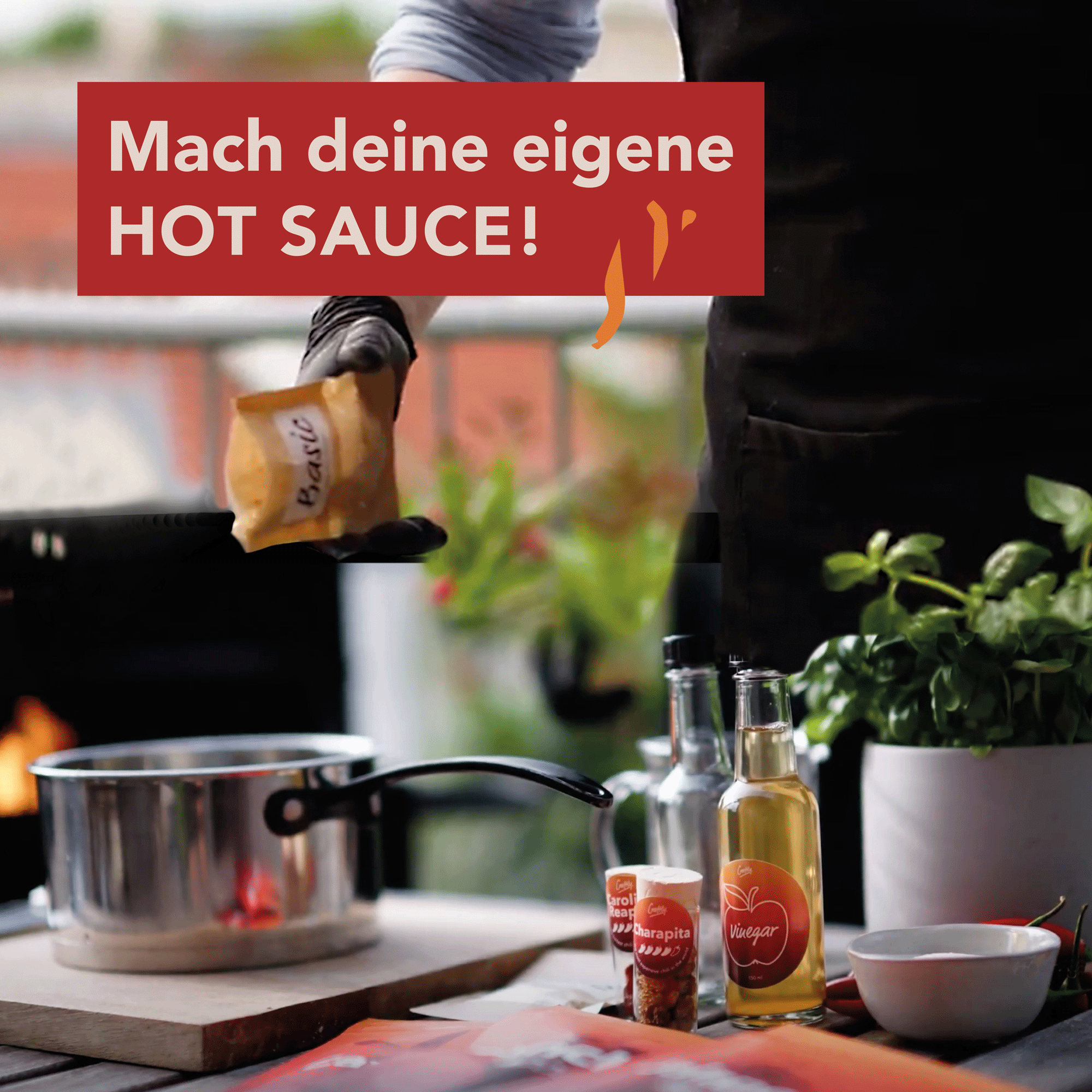 Craftly DO YOUR HOT SAUCE – Kreiere deine eigenen Hot Sauces mit 5 Premium-Chilis und aromatischen Gewürzmischungen