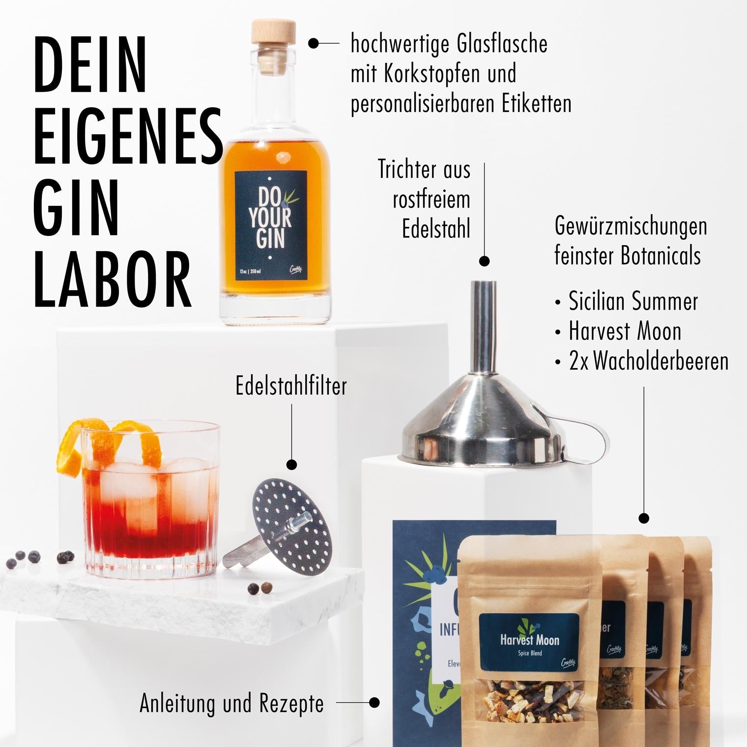 DIY Gin Infusionsset - Craftly EU