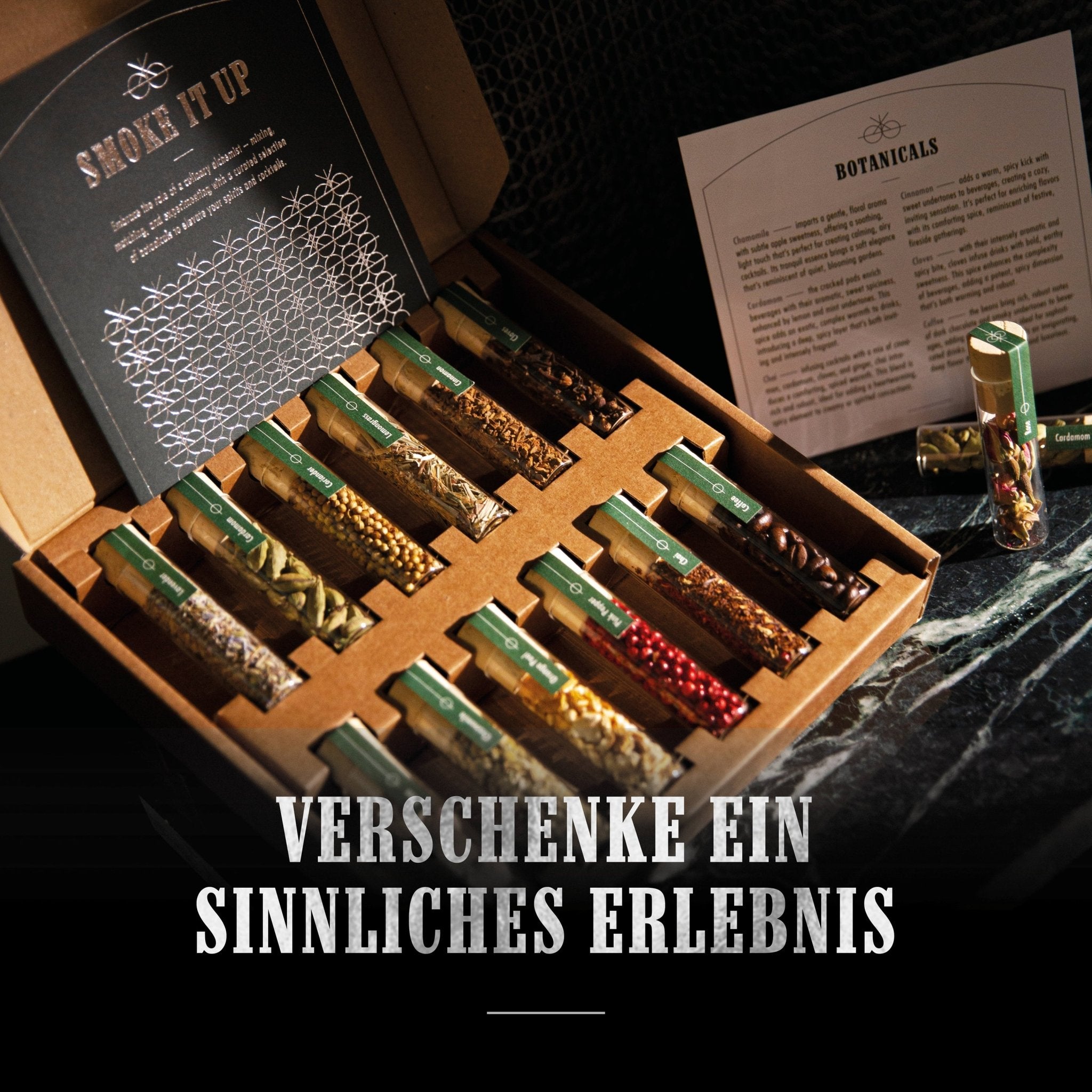 Whiskey Smoker Botanikset: Verleihe deinem Drink einzigartige Aromen und würzige Noten für das ultimative Whisky - Erlebnis - Craftly EU