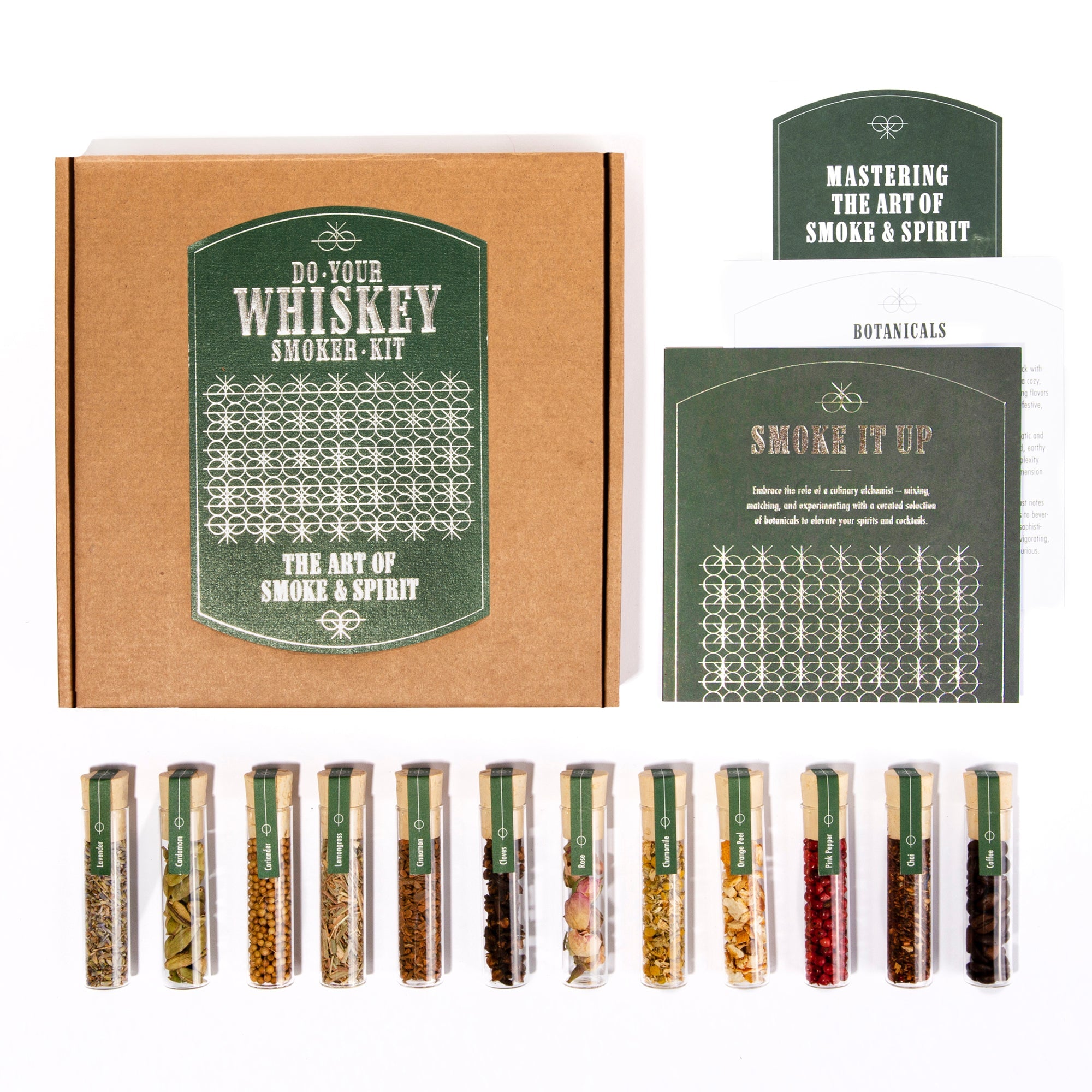 Whiskey Smoker Botanikset: Verleihe deinem Drink einzigartige Aromen und würzige Noten für das ultimative Whisky - Erlebnis - Craftly EU