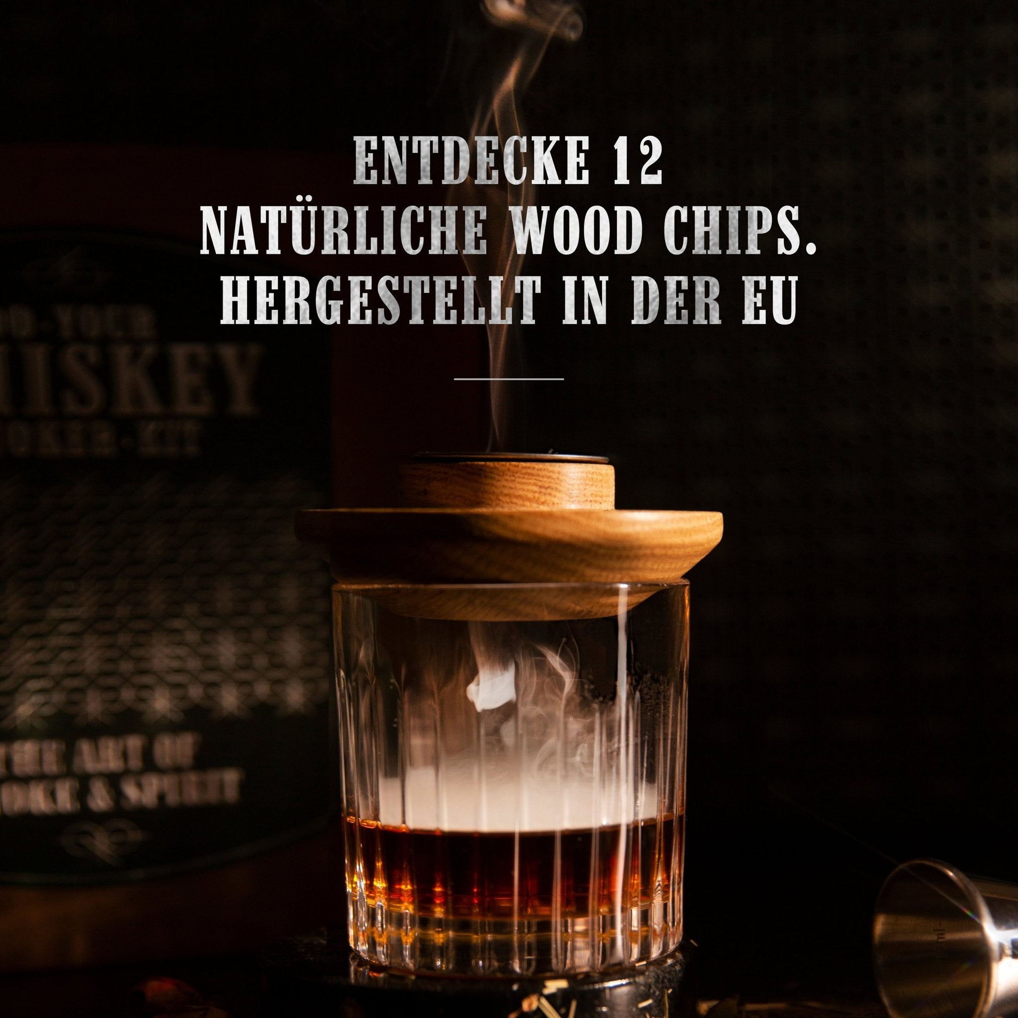 Whiskey Smoker Holzchips - Set: Für intensiven Rauchgeschmack in jedem Schluck – Ein unverzichtbares Set für Genießer - Craftly EU