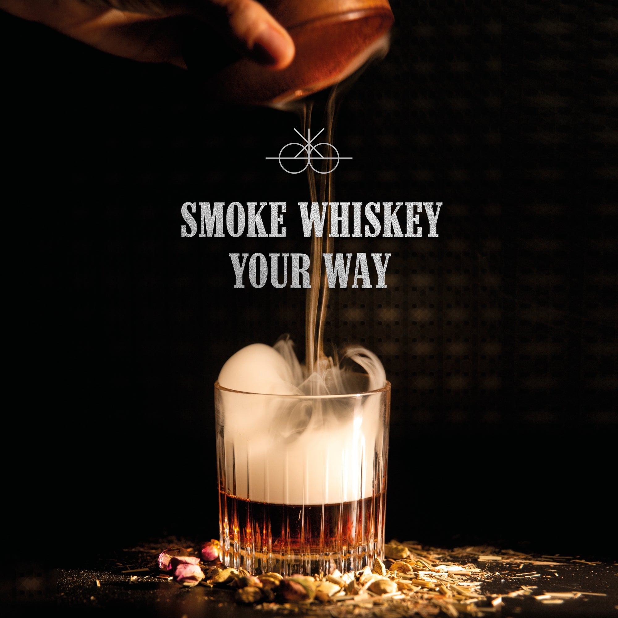 Whiskey Smoker Kit – DIY Whiskey - und Bourbon - Smoker - Set | Infusion mit reichhaltigen Raucharomen | Geschenk für Whiskey - Liebhaber und Hobby - Barkeeper - Craftly EU