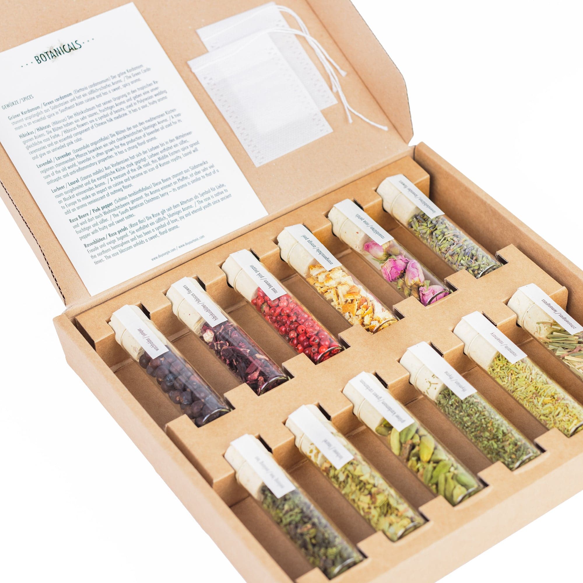 Gin Botanicals for Cocktails - DIY Gin Botanicals for Gin Making Kit - Craftly EU