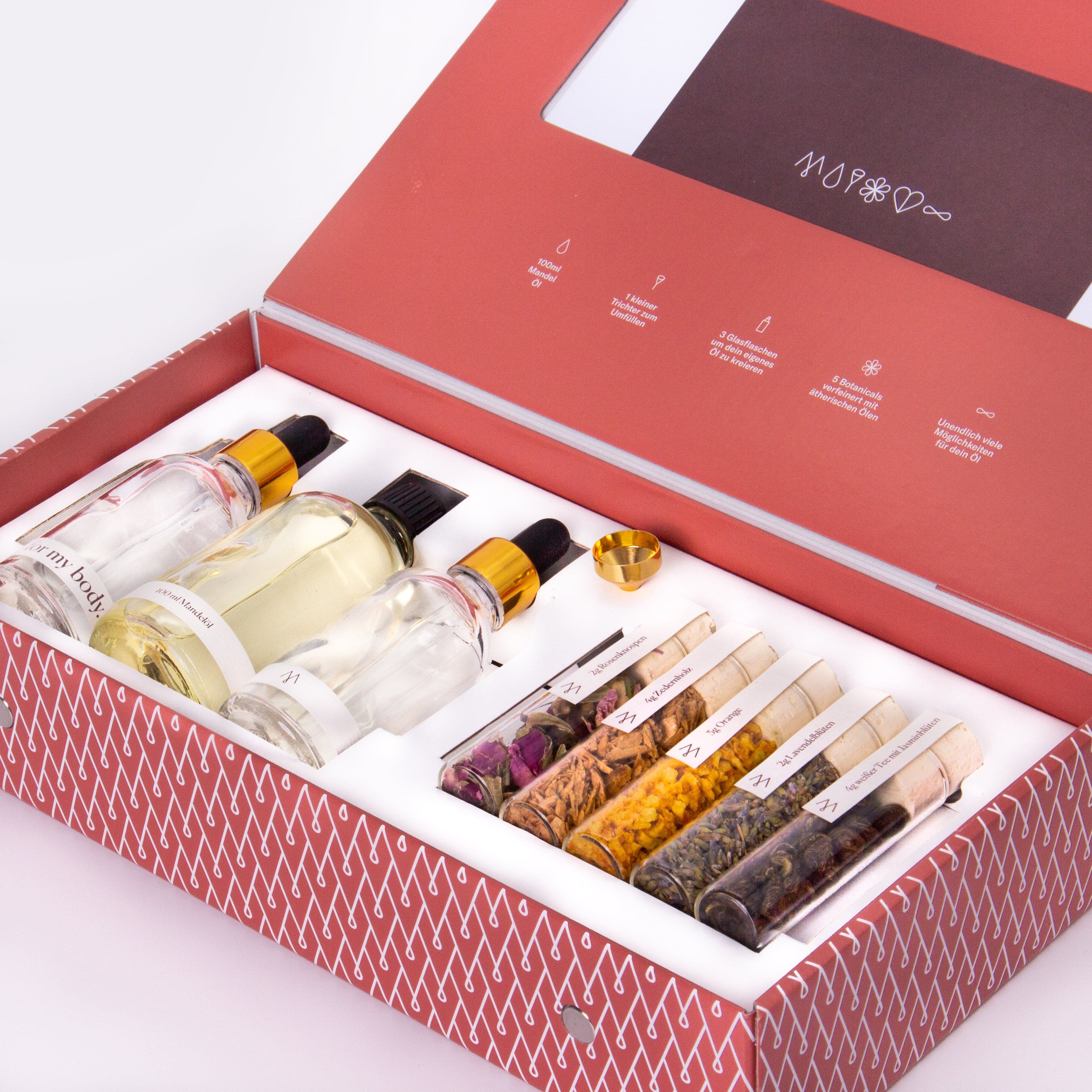 Coffret d'infusion d'huile corporelle MUY Beauty