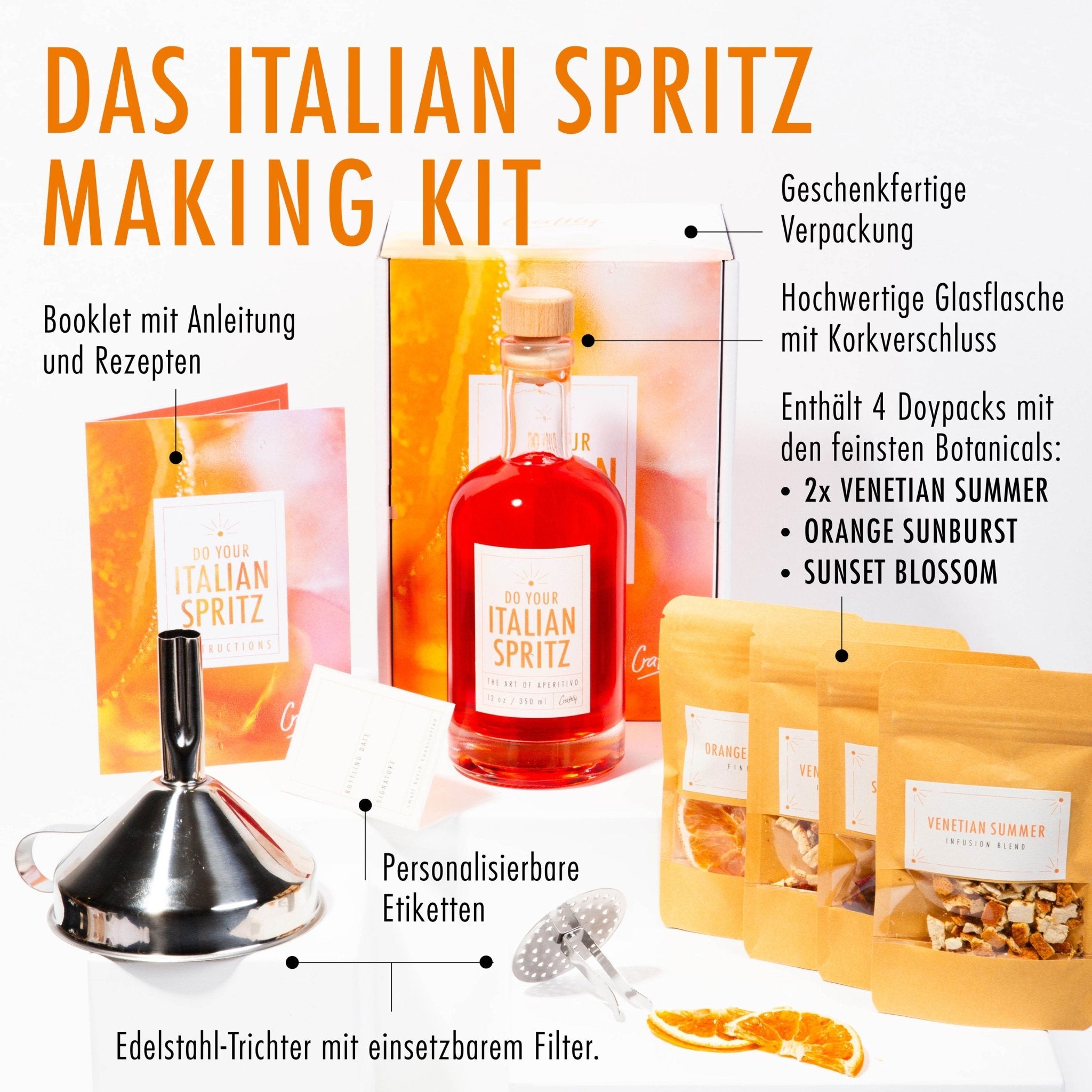 Italienisches Spritz Infusionsset - Craftly EU