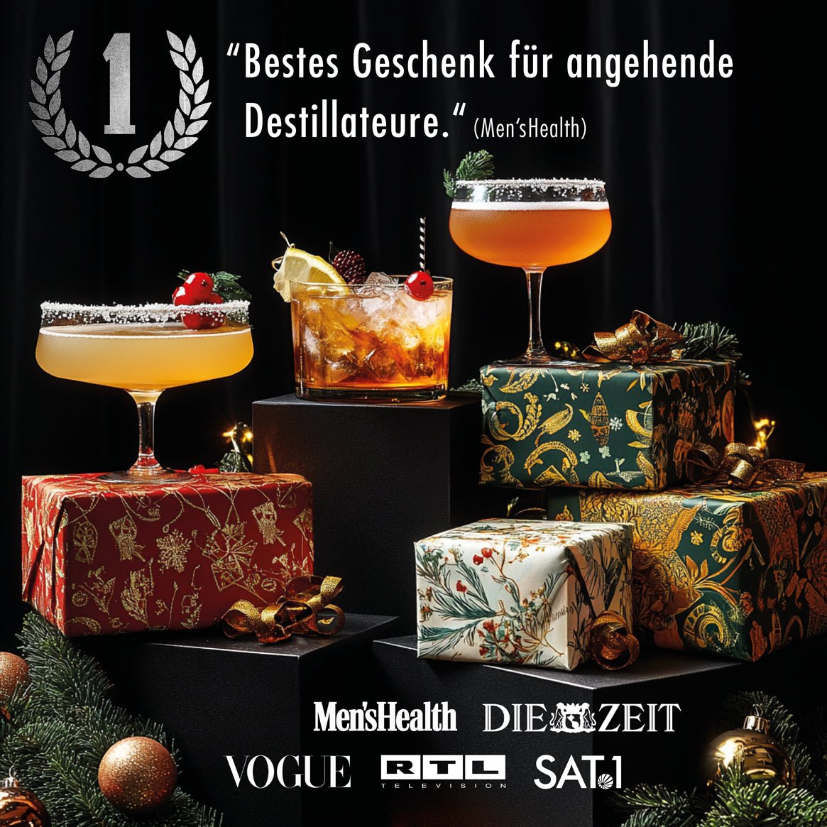 Whiskey Smoker Kit – DIY Whiskey - und Bourbon - Smoker - Set | Infusion mit reichhaltigen Raucharomen | Geschenk für Whiskey - Liebhaber und Hobby - Barkeeper - Craftly EU